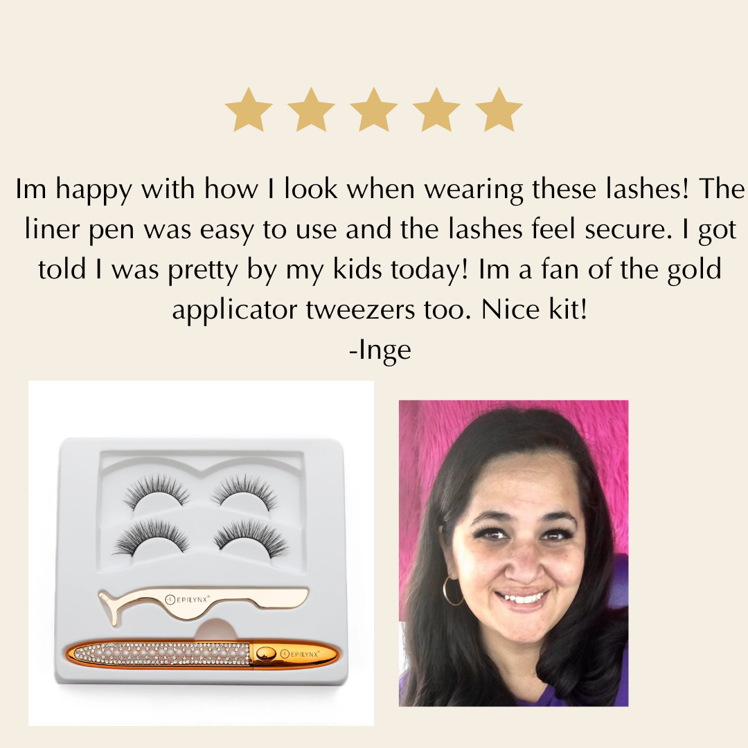 Glue-Free Vegan Natural False Eyelashes Kit