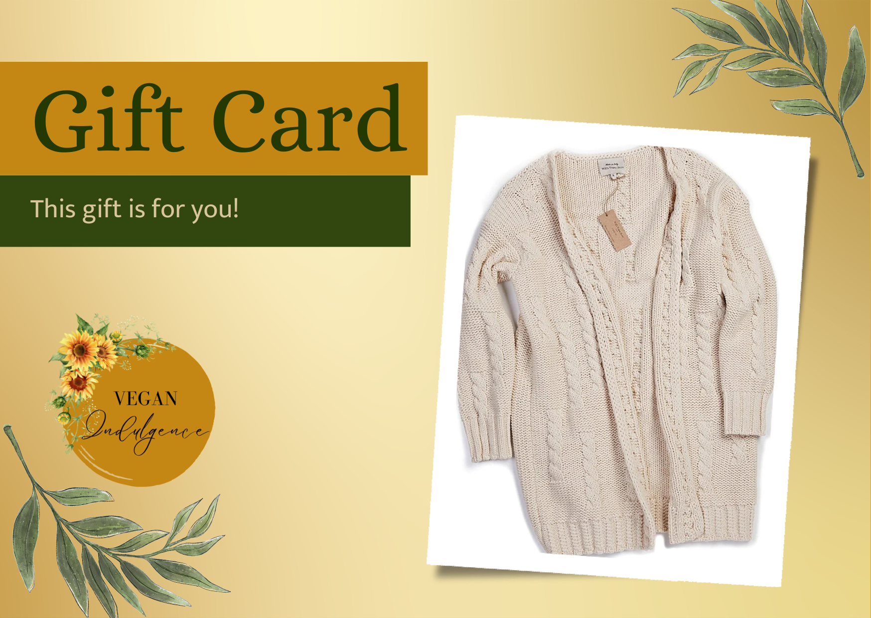 Vegan Indulgence Gift Card