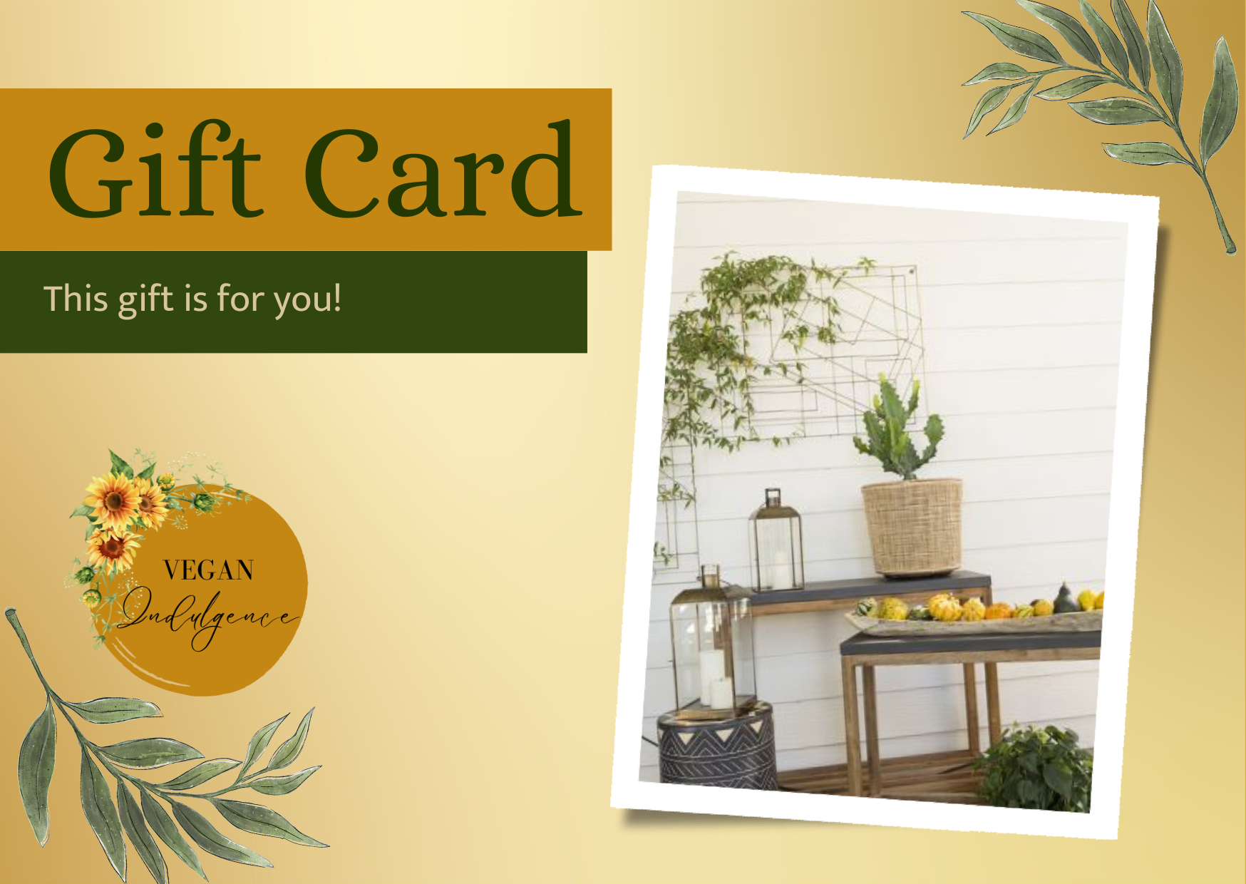 Vegan Indulgence Gift Card