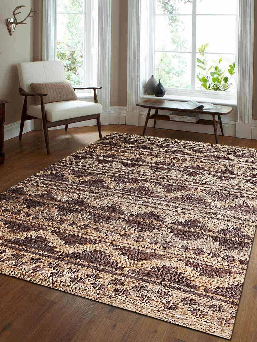 8 x 10 ft. Hand Knotted Sumak Jute Eco-Friendly Oriental Rectangle Area Rug