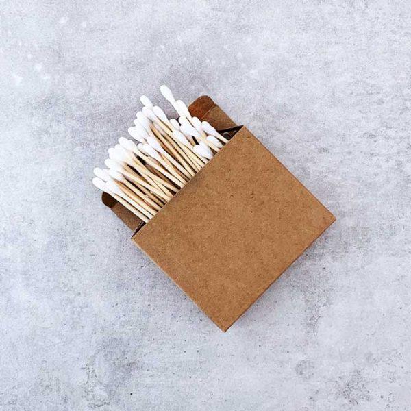 Bamboo Cotton Swabs - Pack of 200