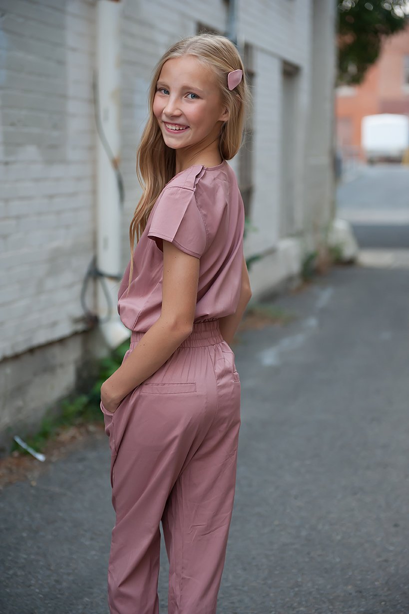 Unity Jumpsuit in Pink Lemonade