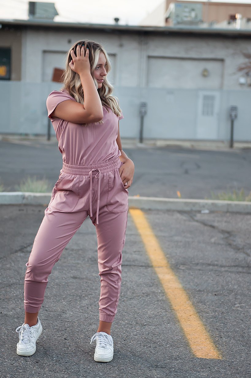 Unity Jumpsuit in Pink Lemonade