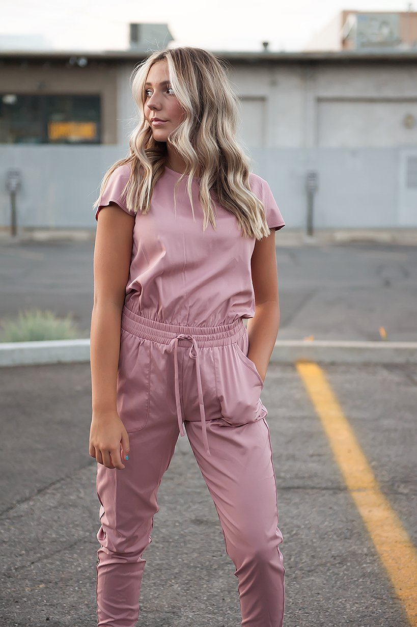Unity Jumpsuit in Pink Lemonade