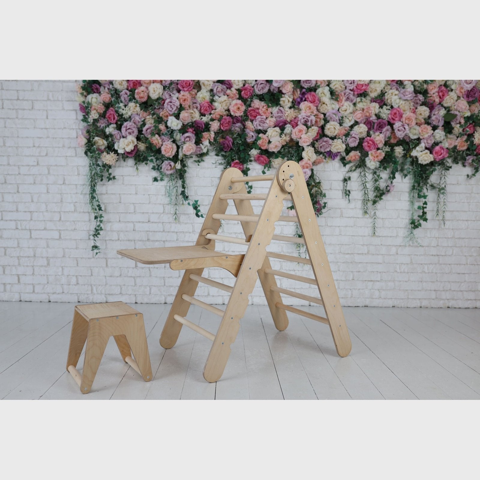 Triangle Ladder with Art Addition – for Toddlers - Vegan Indulgence