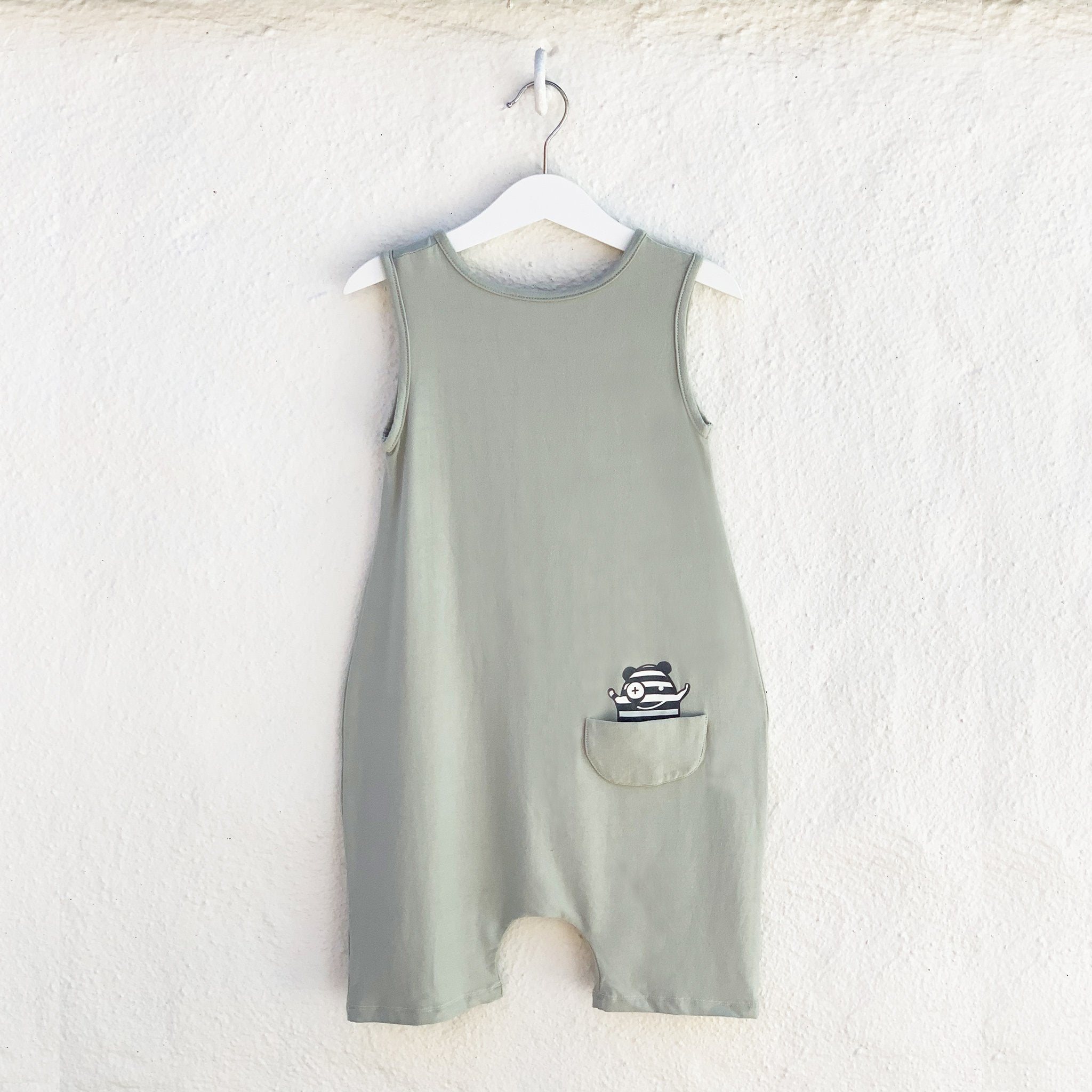 Tank Romper - Desert Sage - Vegan Indulgence