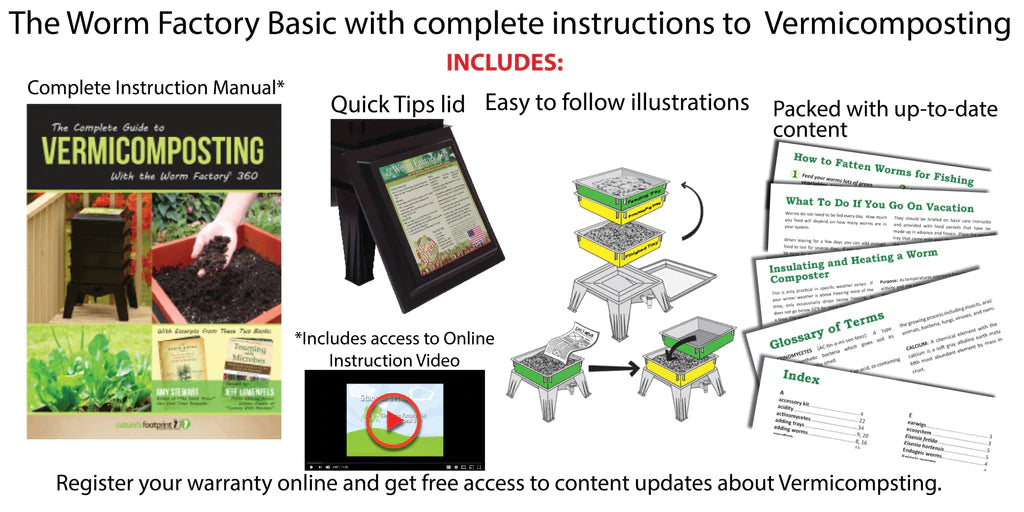 Worm Factory Basic Composter - Vegan Indulgence
