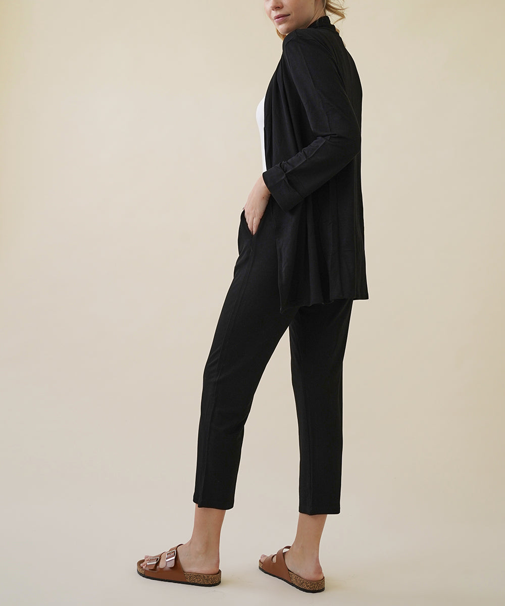 Bamboo Jacket with Jogger Set - Vegan Indulgence