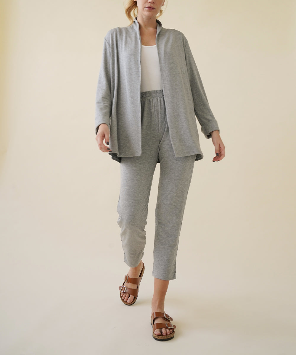 Bamboo Jacket with Jogger Set - Vegan Indulgence
