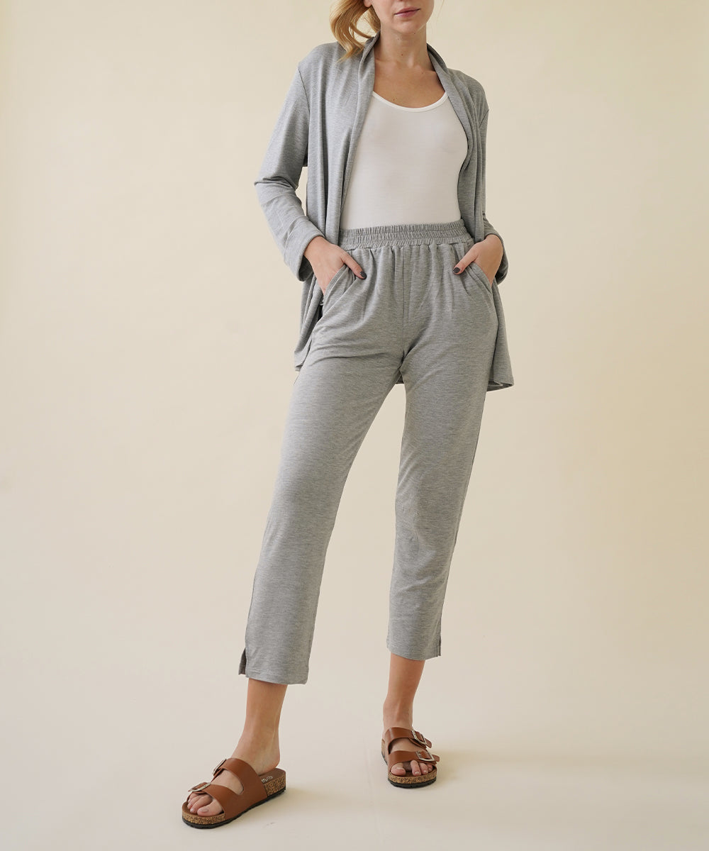 Bamboo Jacket with Jogger Set - Vegan Indulgence