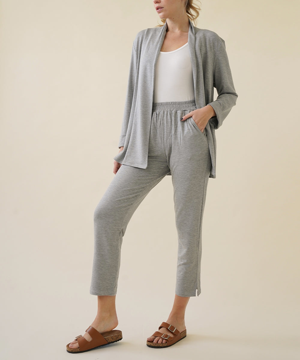 Bamboo Jacket with Jogger Set - Vegan Indulgence