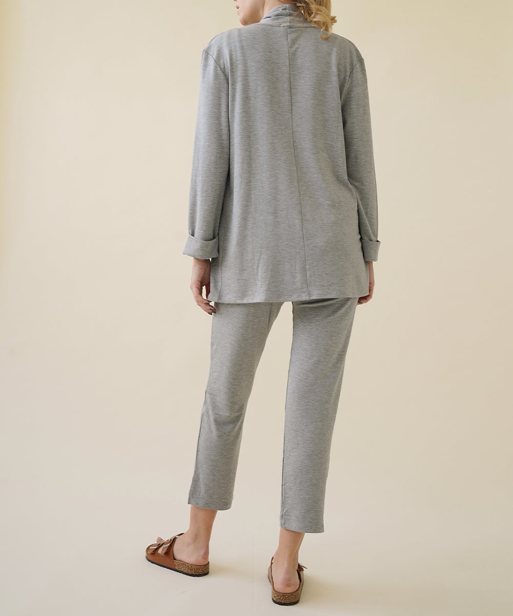 Bamboo Jacket with Jogger Set - Vegan Indulgence