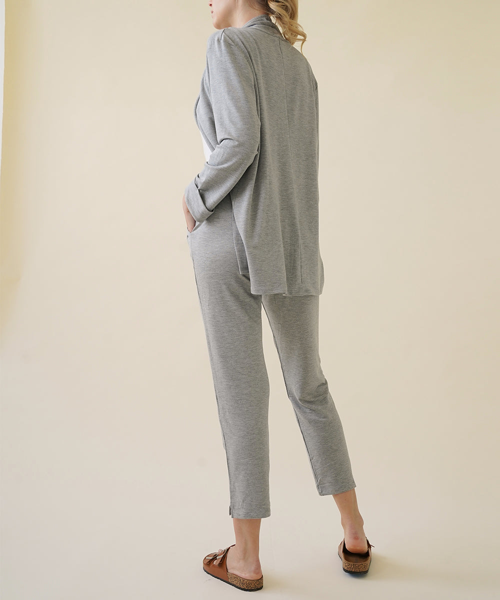 Bamboo Jacket with Jogger Set - Vegan Indulgence
