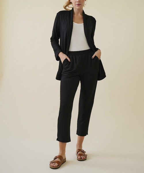 Bamboo Jacket with Jogger Set - Vegan Indulgence