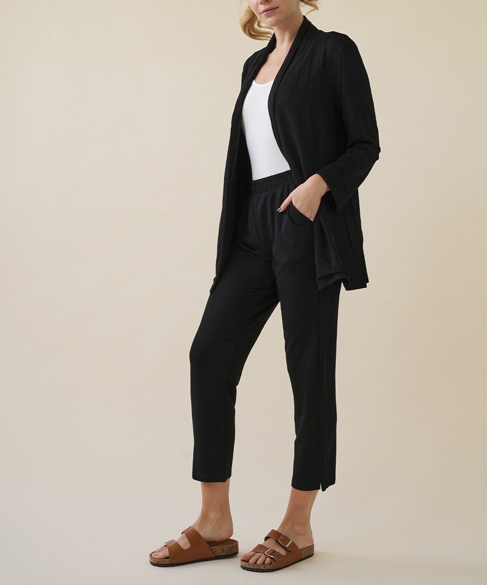 Bamboo Jacket with Jogger Set - Vegan Indulgence