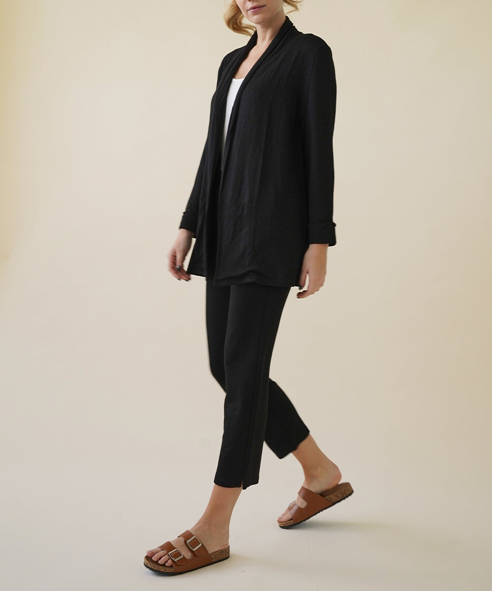 Bamboo Jacket with Jogger Set - Vegan Indulgence