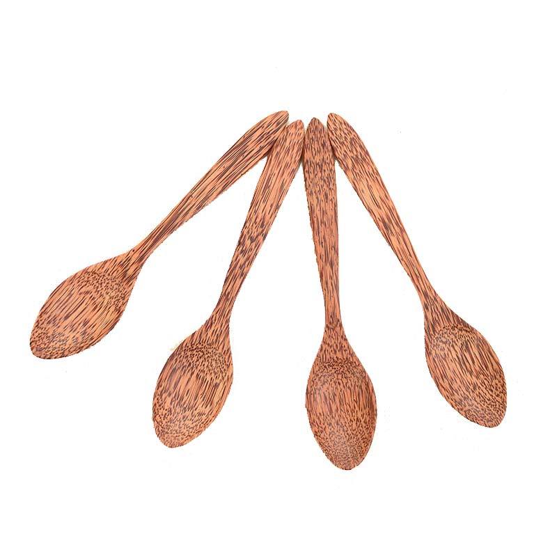 Wooden Coconut Spoon (Set of 4) - Vegan Indulgence
