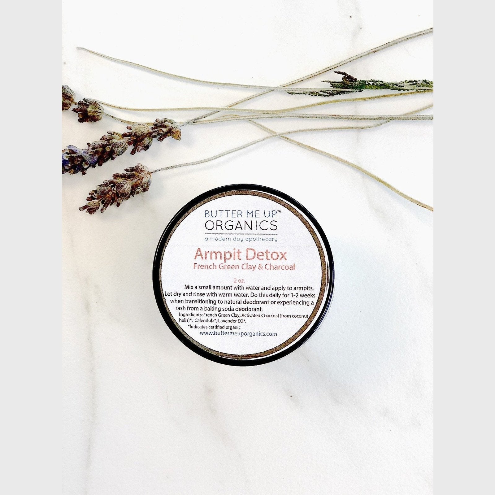 Arm Pit Detox Natural Deodorant - Vegan Indulgence