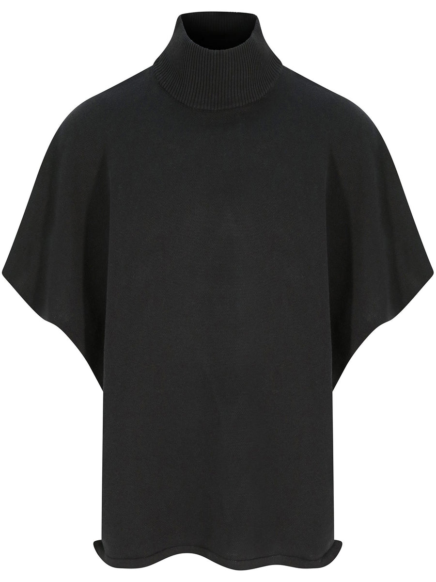 Recycled Knit Poncho - Vegan Indulgence
