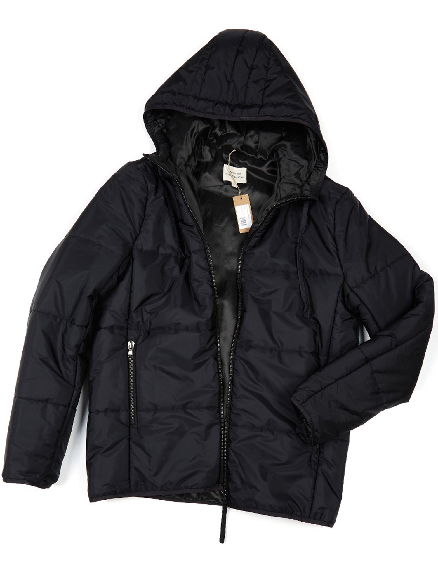 Recycled Hooded Puffer - Vegan Indulgence