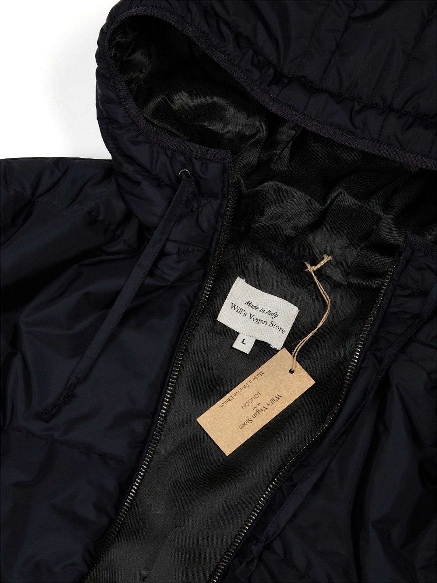 Recycled Hooded Puffer - Vegan Indulgence
