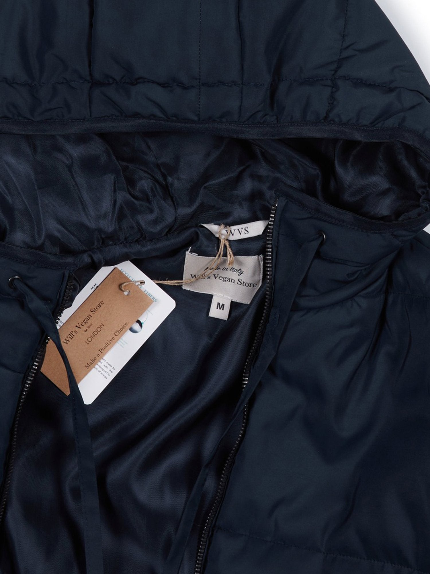 Recycled Hooded Puffer - Vegan Indulgence