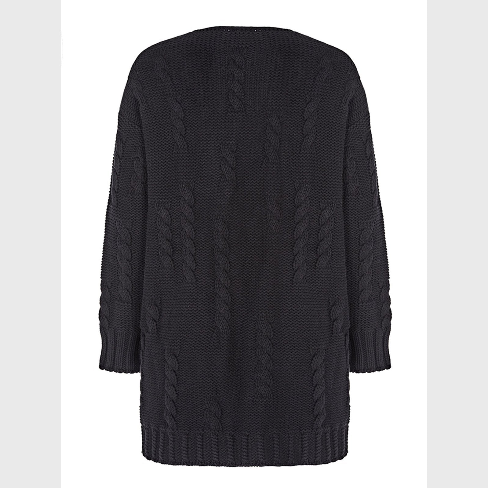 Recycled Chunky Knit Cardigan - Vegan Indulgence