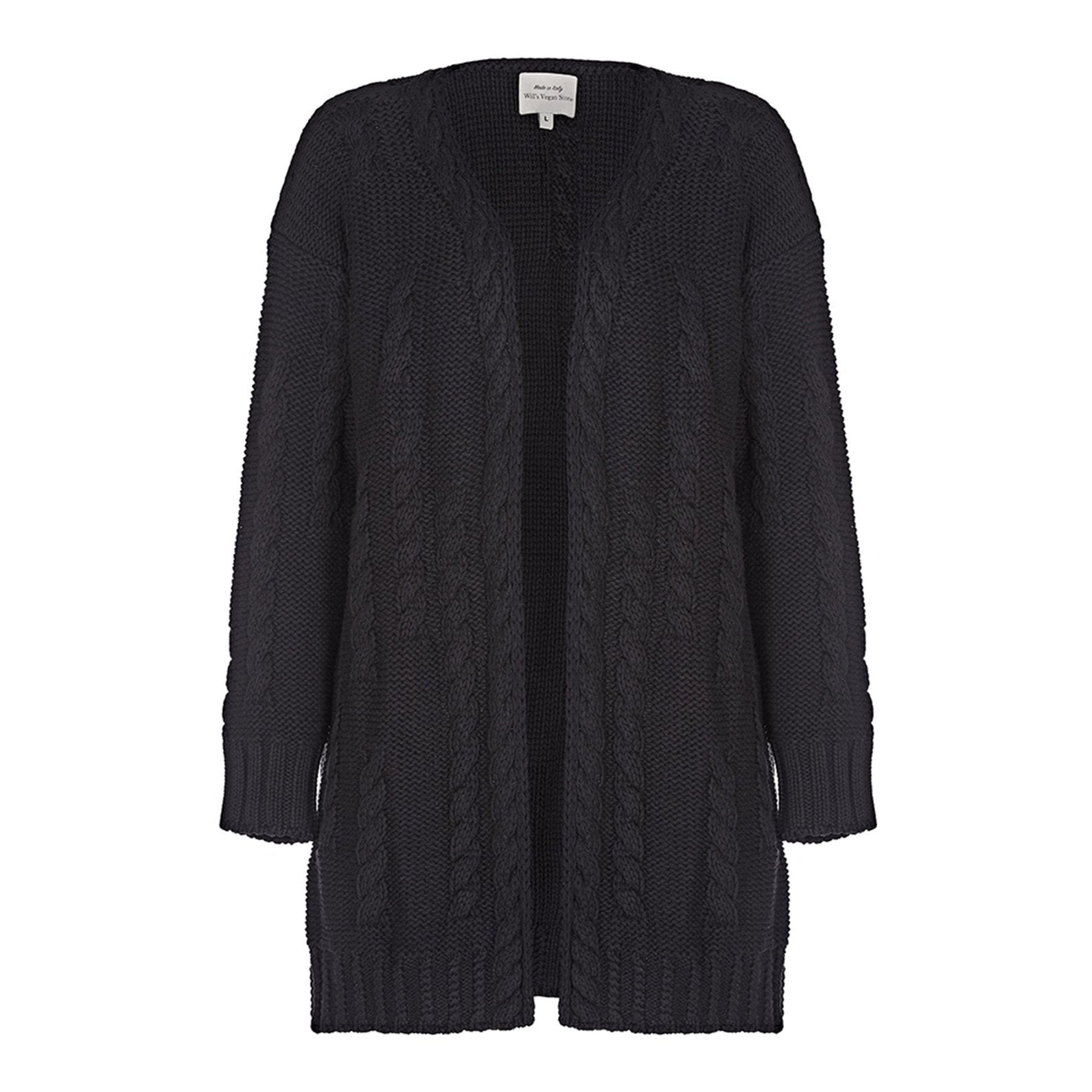 Recycled Chunky Knit Cardigan - Vegan Indulgence