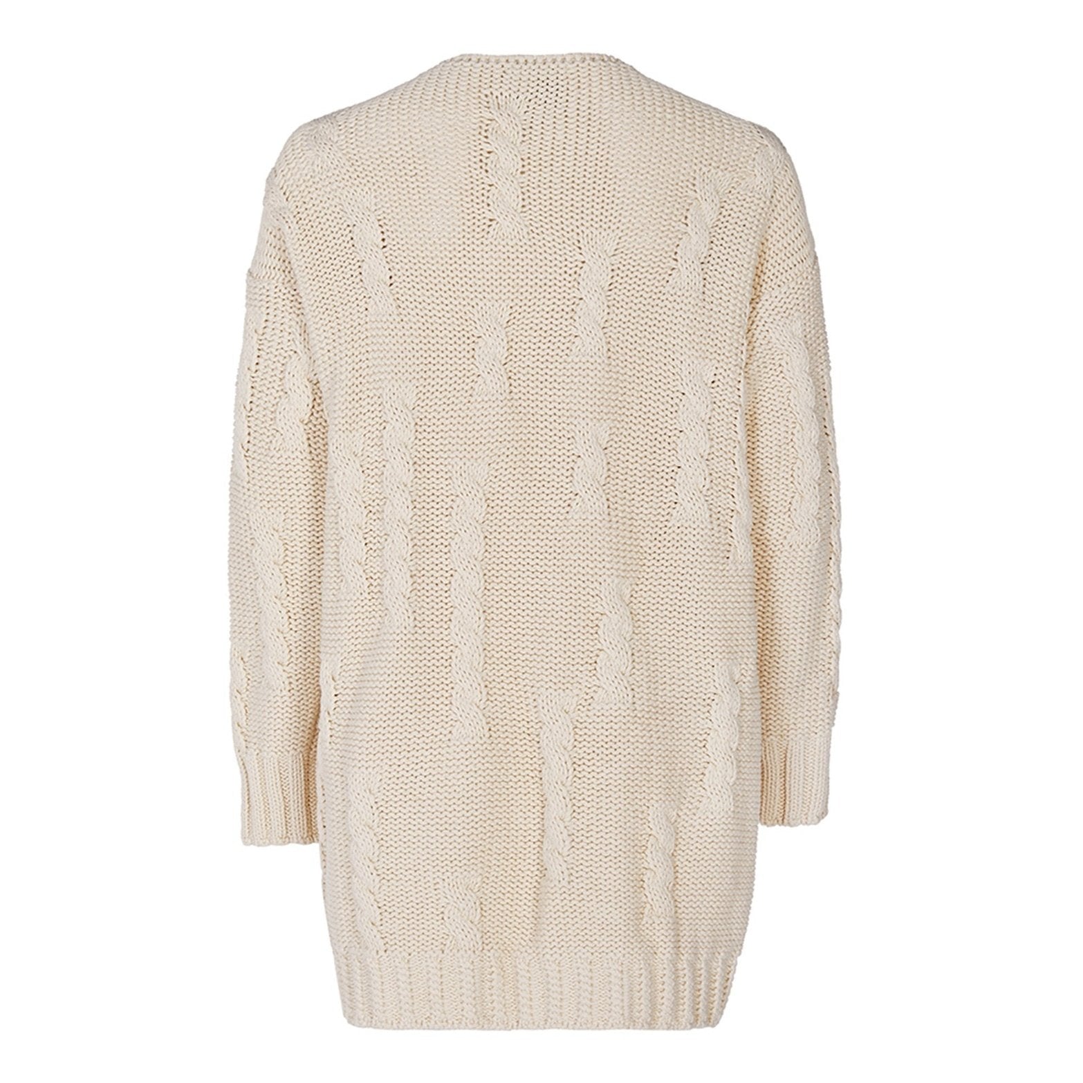 Recycled Chunky Knit Cardigan - Vegan Indulgence