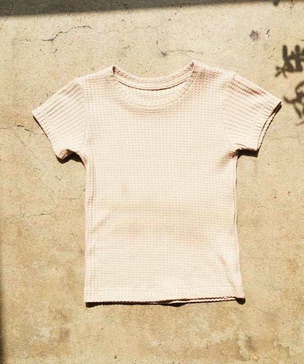 Bamboo Waffle Classic T for Kids
