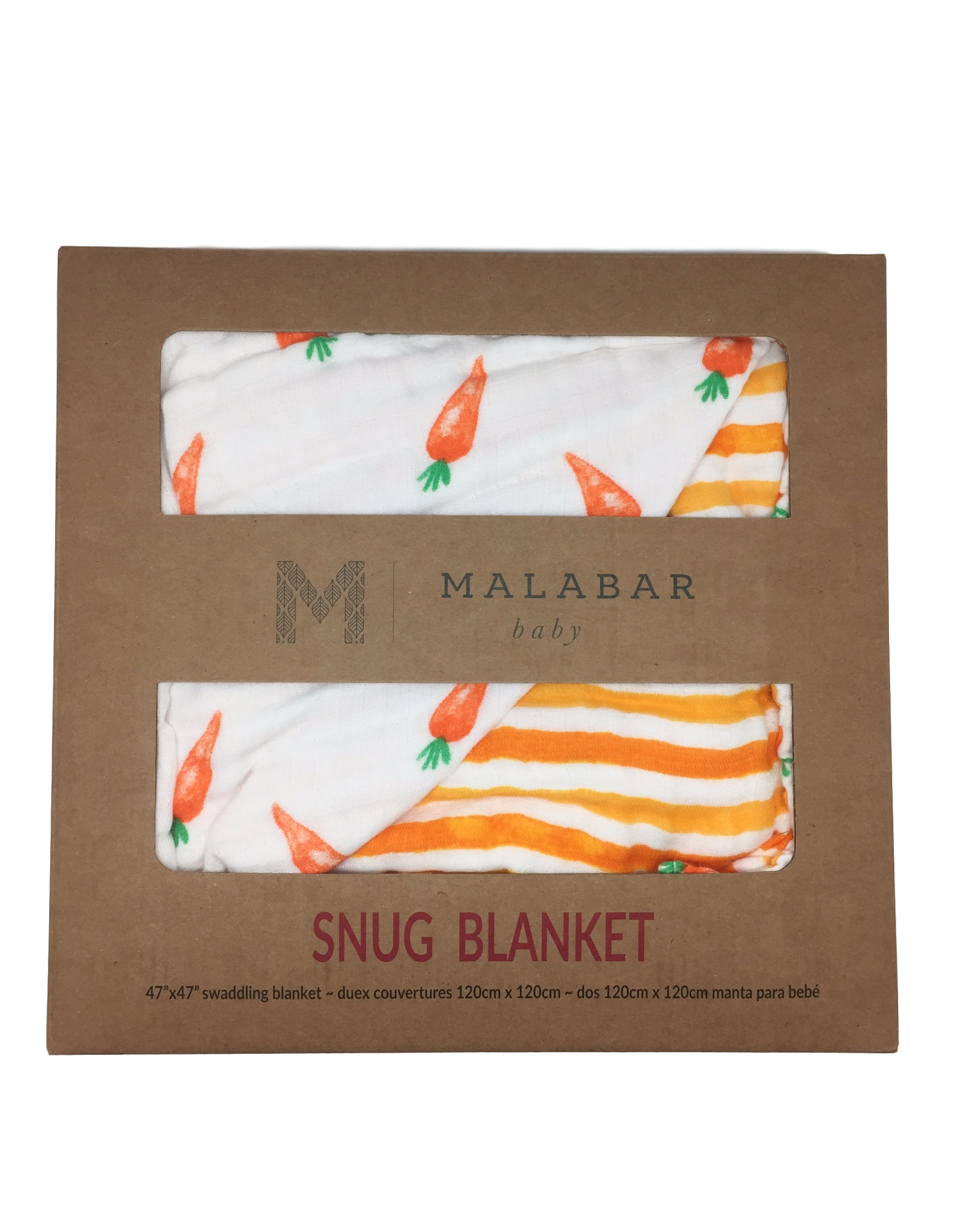 Organic Snug Blanket - Carrots