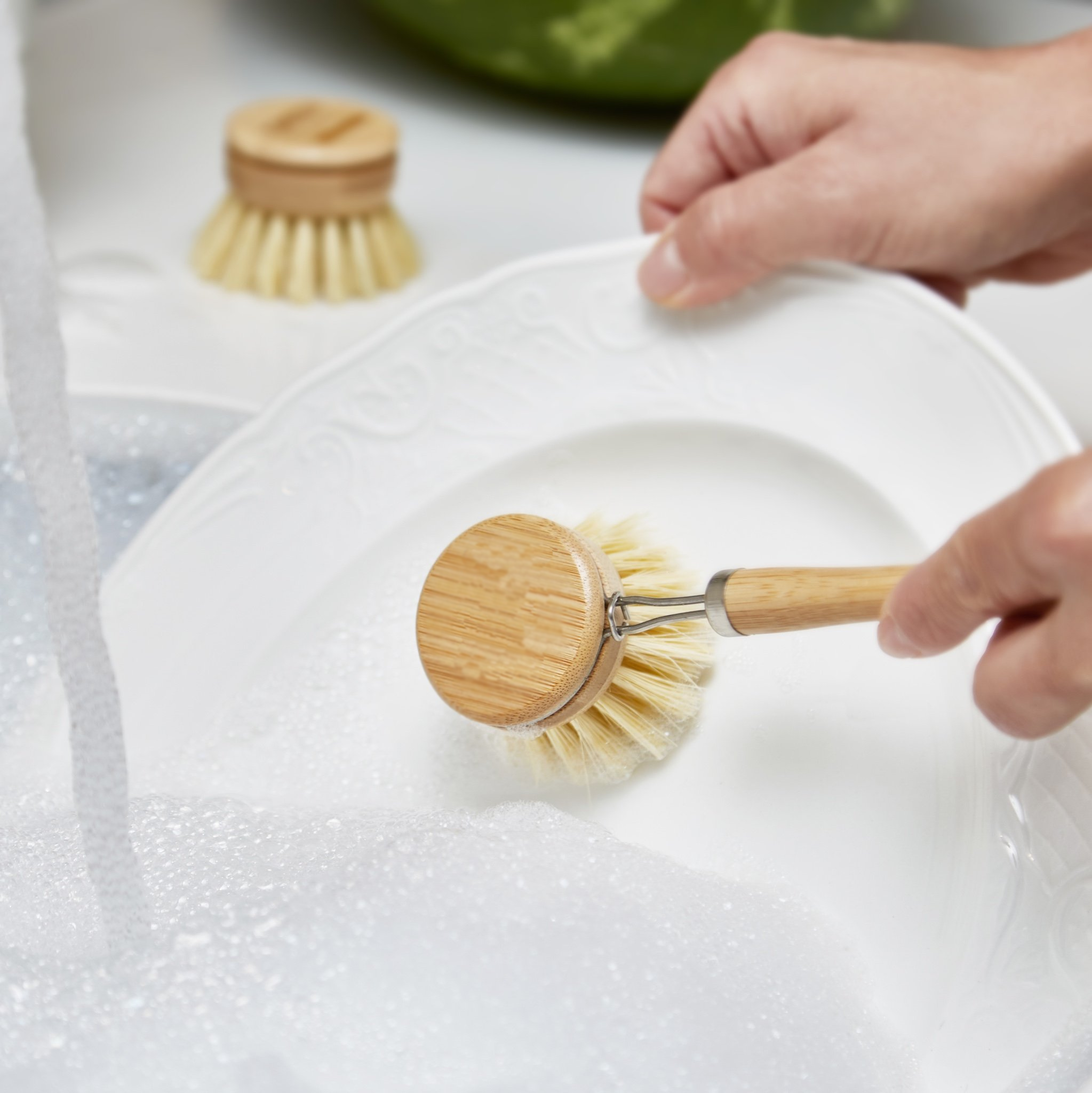 Wooden and Sisal Dish Brush