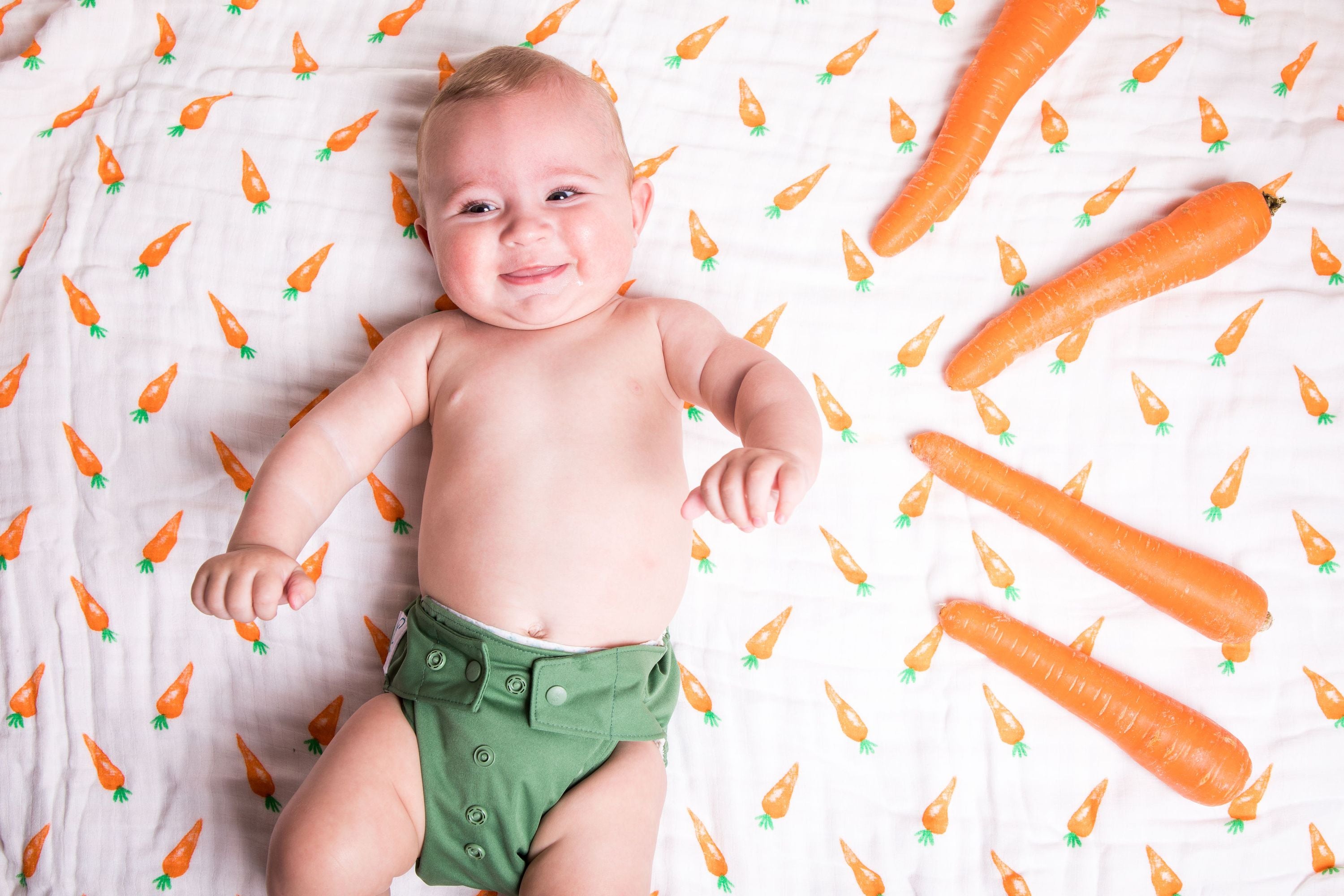 Organic Snug Blanket - Carrots