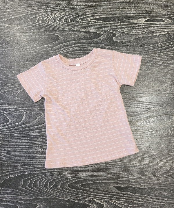 RECYCLED STRIPE KIDS TOP - Vegan Indulgence