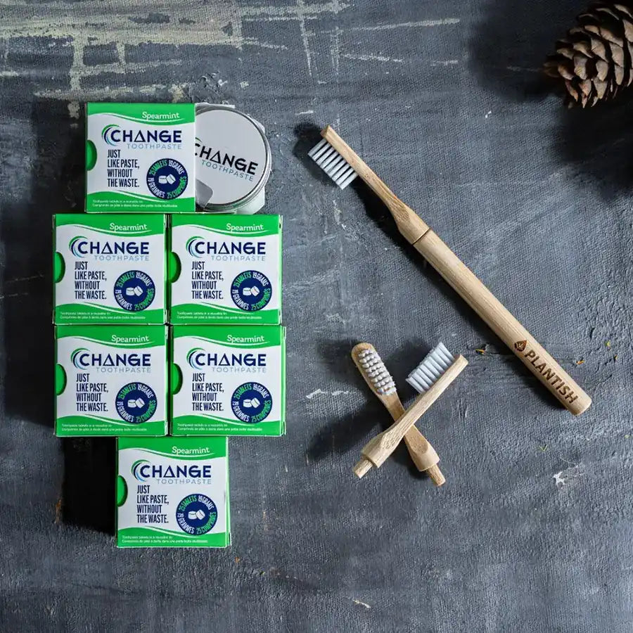 Vegan Toothpaste Tablet (Spearmint) - Vegan Indulgence