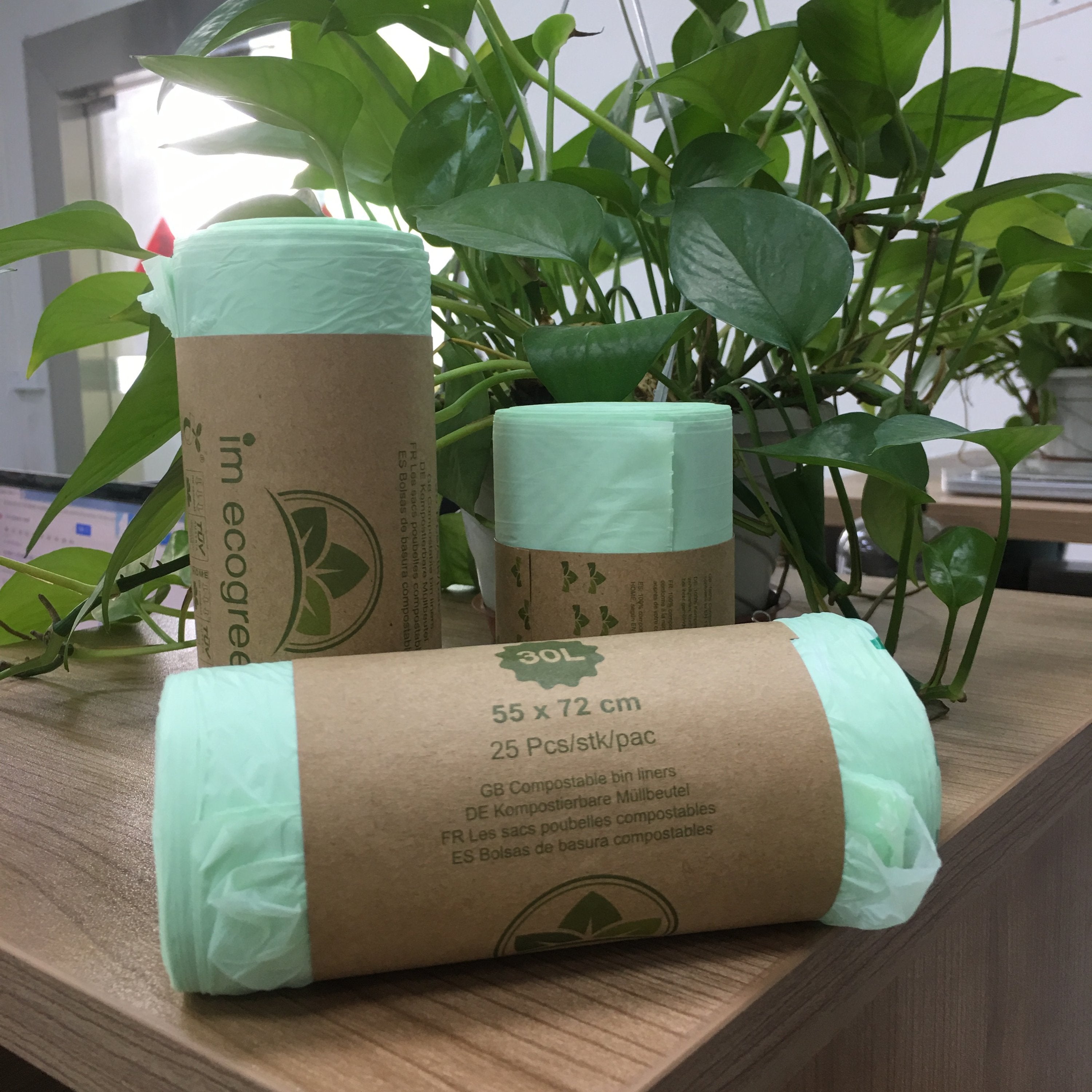 Compostable Cornstarch Waste Garbage Bags - Vegan Indulgence