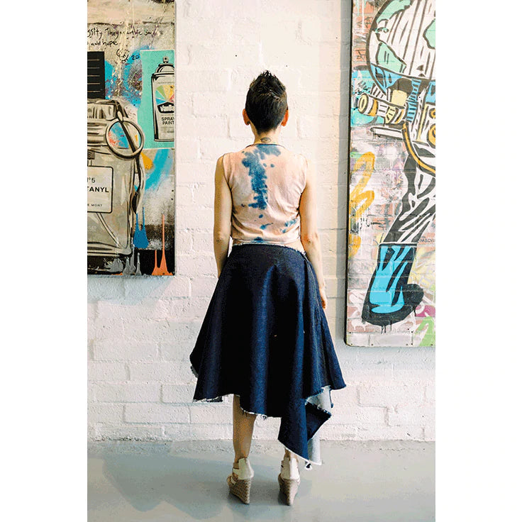 Denim Skirt - Vegan Indulgence