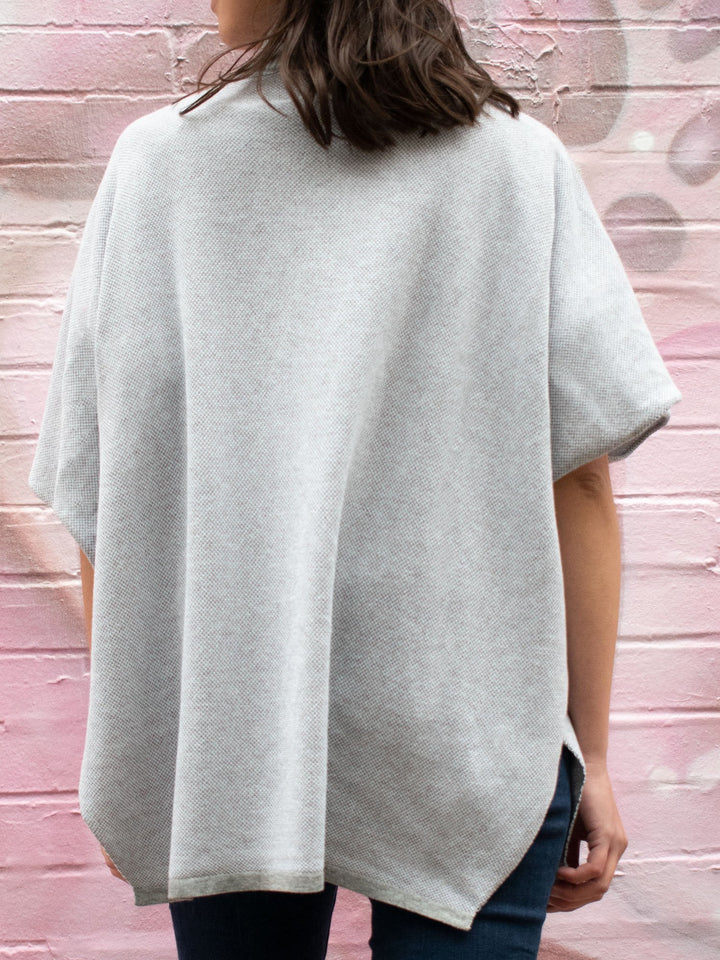 Recycled Knit Poncho - Vegan Indulgence