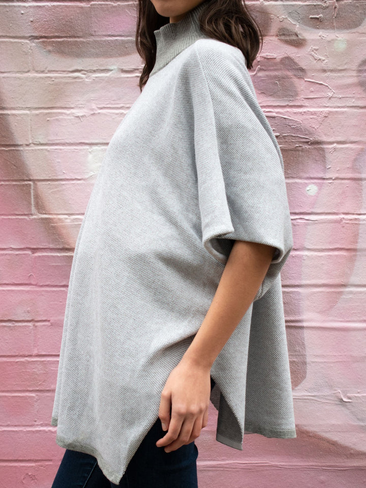 Recycled Knit Poncho - Vegan Indulgence